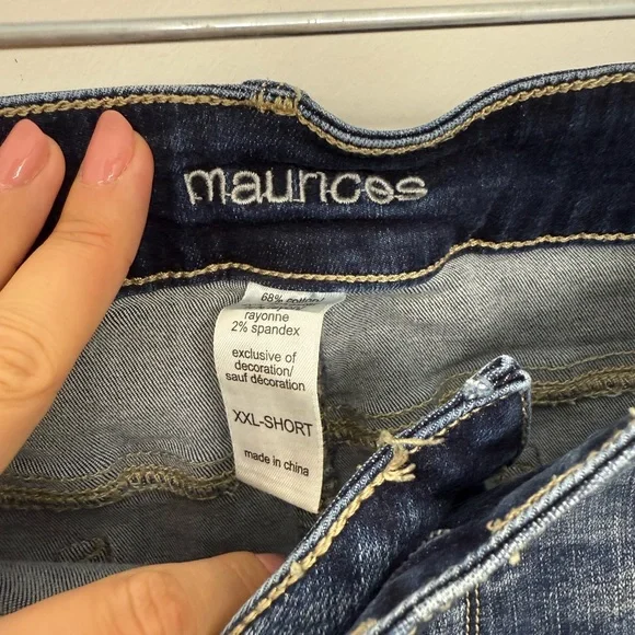 Maurices Dark Wash Skinny Jeans - Picture 2 of 4
